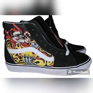 New VANS Shoes Santa Christmas Mens 8.5 Womens 10